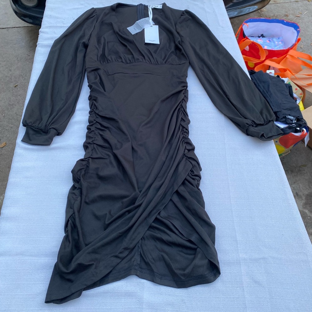 Grace Karin Small long sleeve dress Black